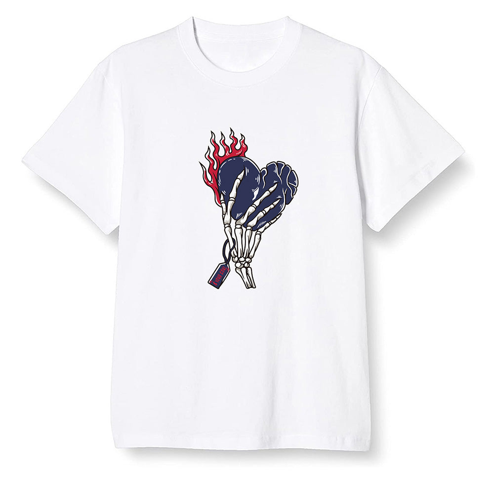 Pop Colour AJ6 Retro 'Doernbecher' 2019 Midnight Navy/White-Varsity Red-Metallic Gold - Love it will pay - White Men T-shirt