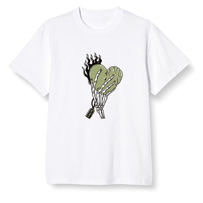 Pop Colour AJ6 Retro SP Travis Scott - Medium Olive - Love it will pay - White Men T-shirt
