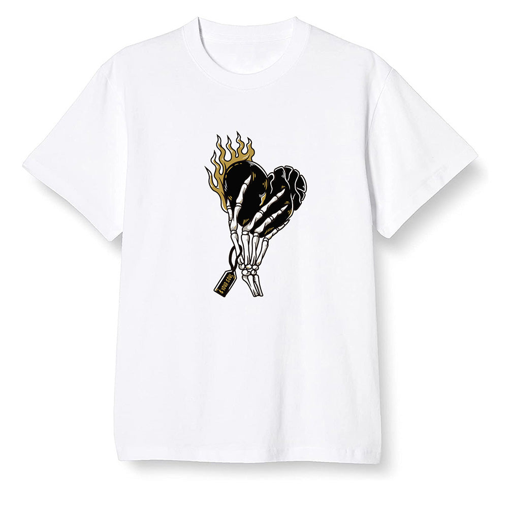 Pop Colour AJ6 Retro Dmp Defining Moments - Love it will pay - White Men T-shirt