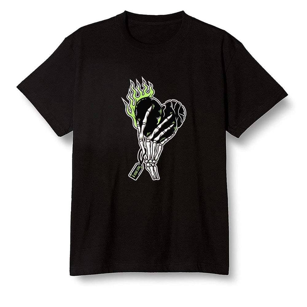 Pop Colour AJ6 Retro Electric Green - Love it will pay - Black Men T-shirt