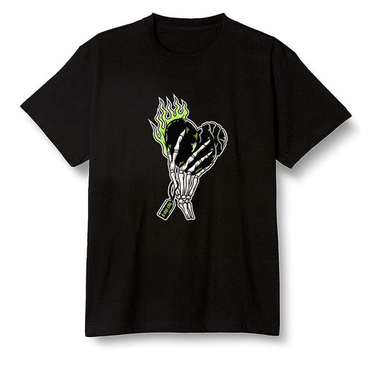 Pop Colour AJ6 Retro Electric Green - Love it will pay - Black Men T-shirt