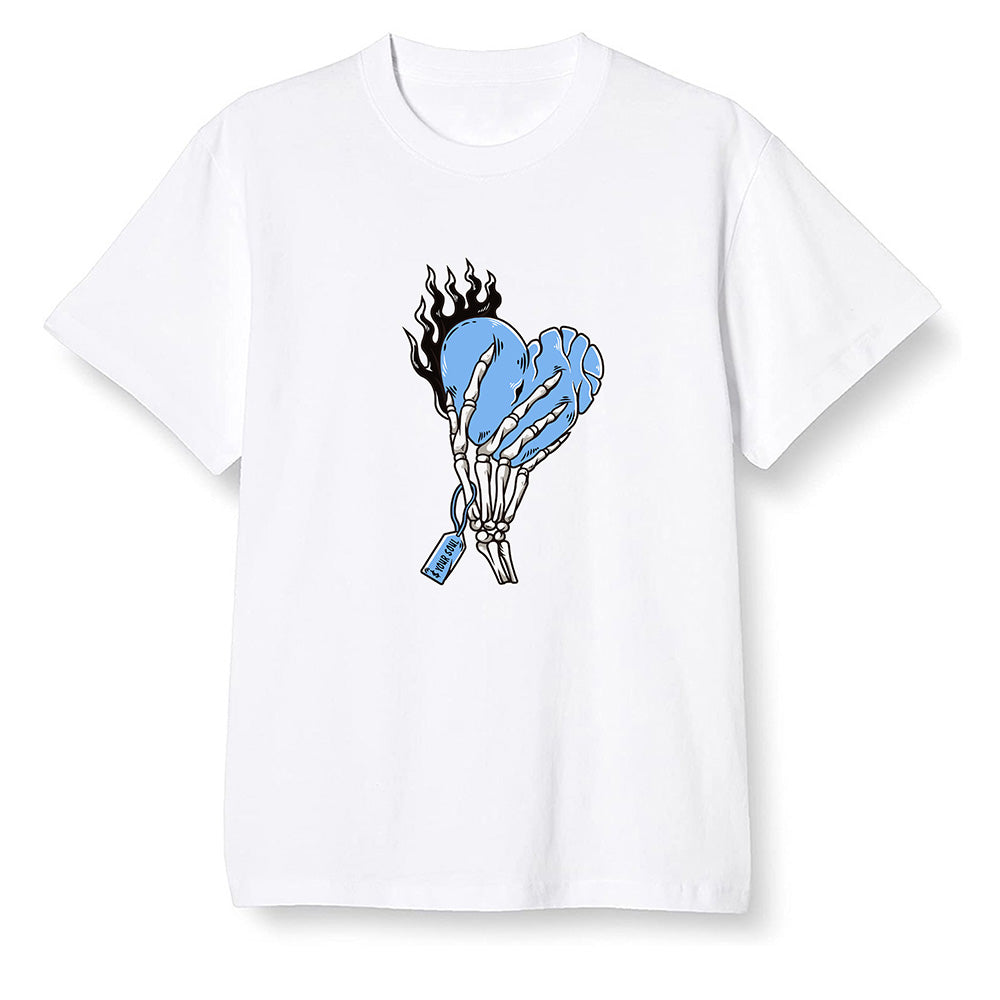 Pop Colour AJ6 UNC White - Love it will pay - White Men T-shirt