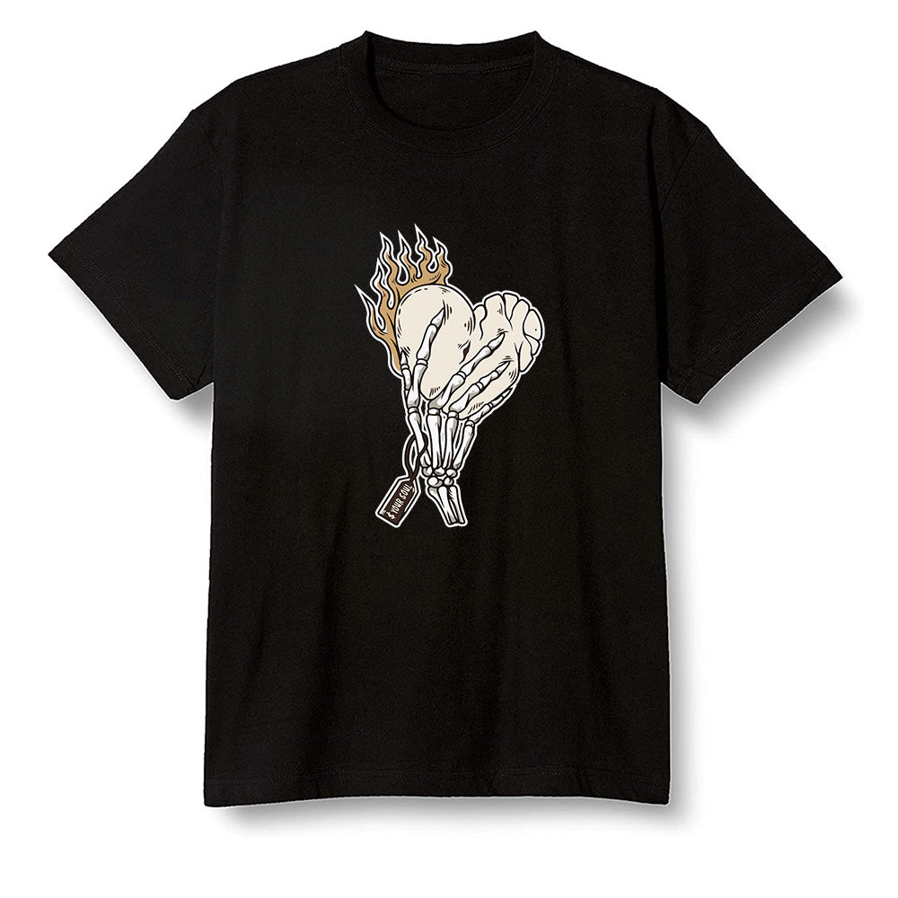 Pop Colour AJ6 Retro Quai 54 - Sail Gum - Love it will pay - Black Men T-shirt