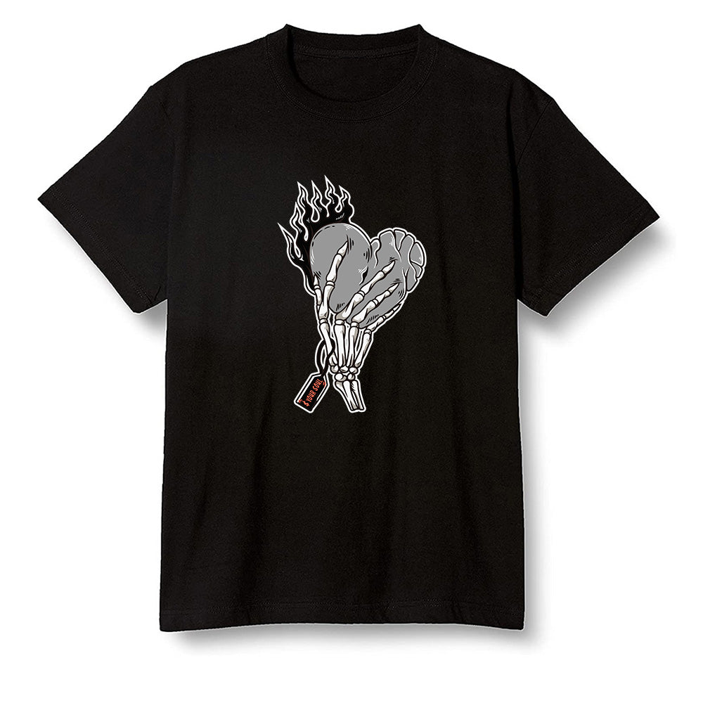 Pop Colour AJ6 Retro Psg Iron Grey Infrared - Love it will pay - Black Men T-shirt