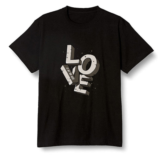 Pop Colour AJ1 Retro High Dark Mocha - Love!  - Black Men T-shirt