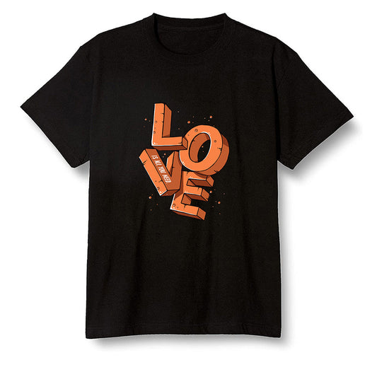 Pop Colour AJ1 Retro High OG Shattered Backboard Away - Love!  - Black Men T-shirt