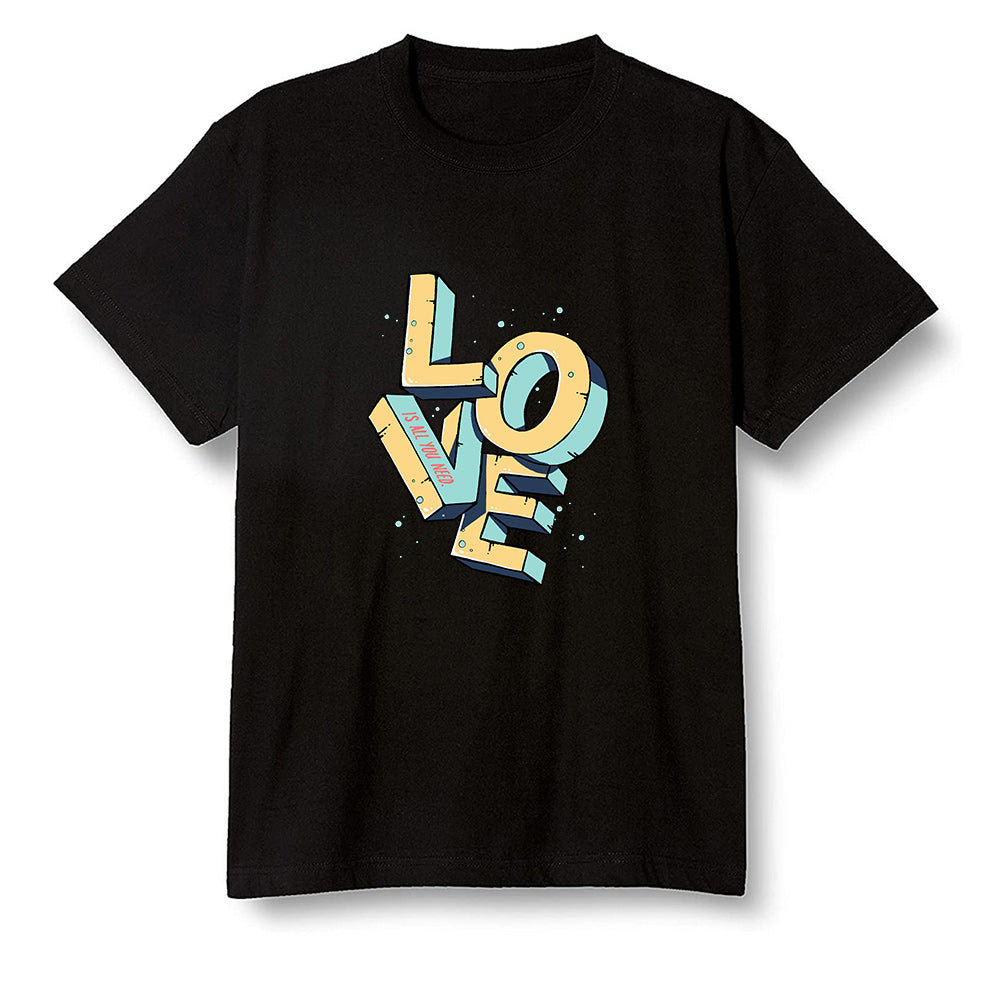 Pop Colour AJ1 Retro High OG Tokyo Bio Hack - Love!  - Black Men T-shirt