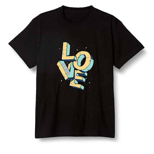 Pop Colour AJ1 Retro High OG Tokyo Bio Hack - Love!  - Black Men T-shirt