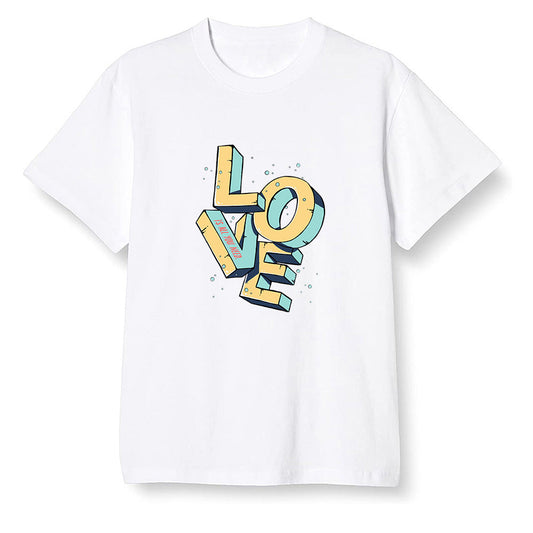 Pop Colour AJ1 Retro High OG Tokyo Bio Hack - Love!  - White Men T-shirt