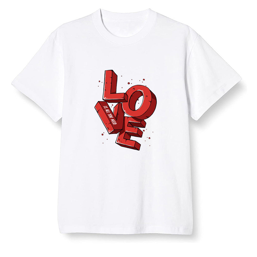 Pop Colour AJ1 Retro High OG Origin Story - Love!  - White Men T-shirt