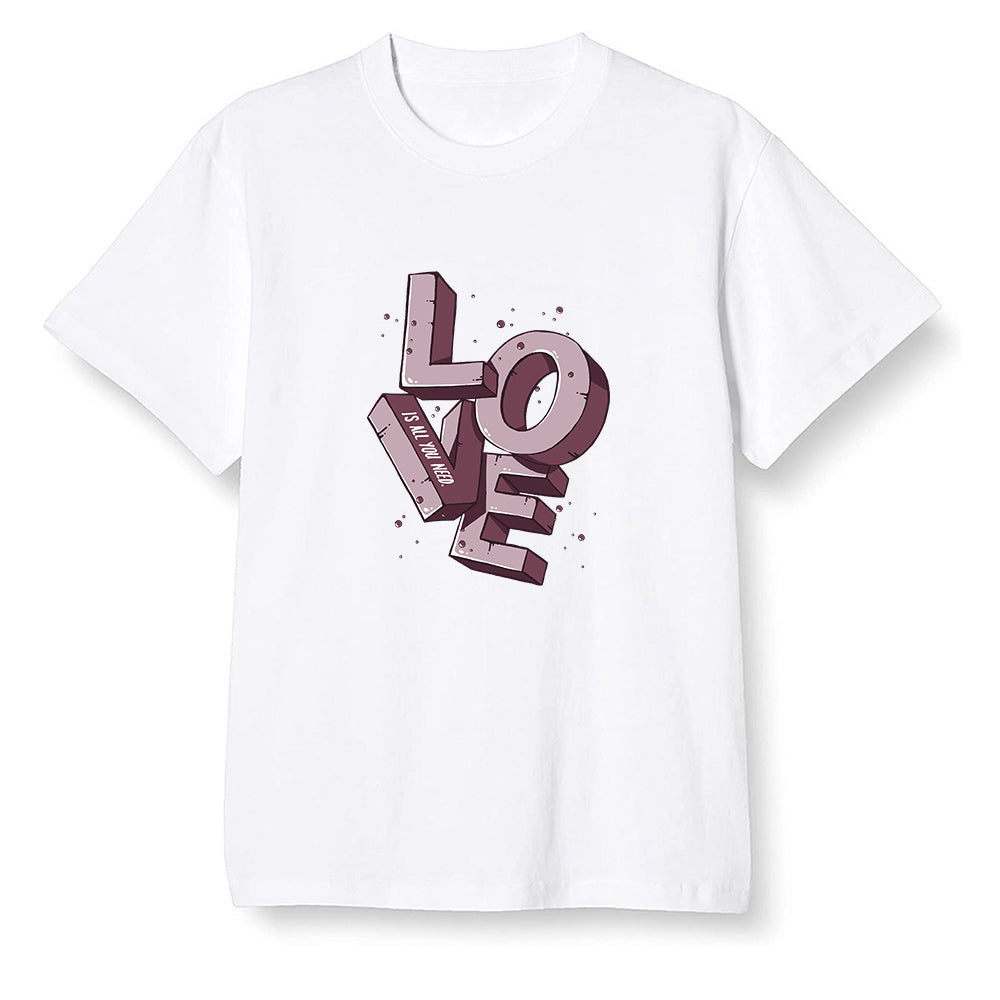 Pop Colour AJ1 Retro High OG Bordeaux - Love!  - White Men T-shirt
