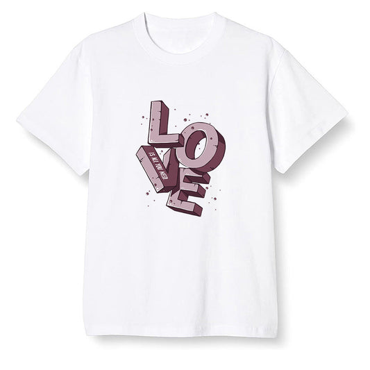Pop Colour AJ1 Retro High OG Bordeaux - Love!  - White Men T-shirt