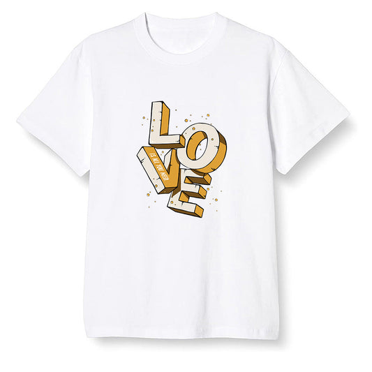 Pop Colour AJ1 Retro High OG Rookie Of The Year - Love!  - White Men T-shirt