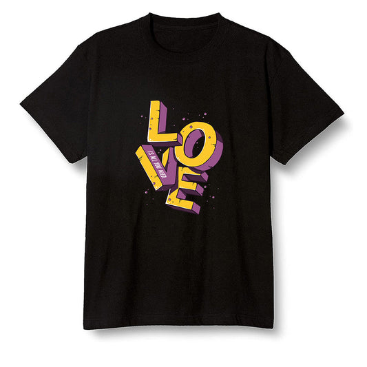 Pop Colour AJ1 Retro High OG Brotherhood - Love!  - Black Men T-shirt
