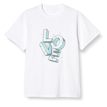 Pop Colour AJ1 NRG Joint Model - White - Love!  - White Men T-shirt