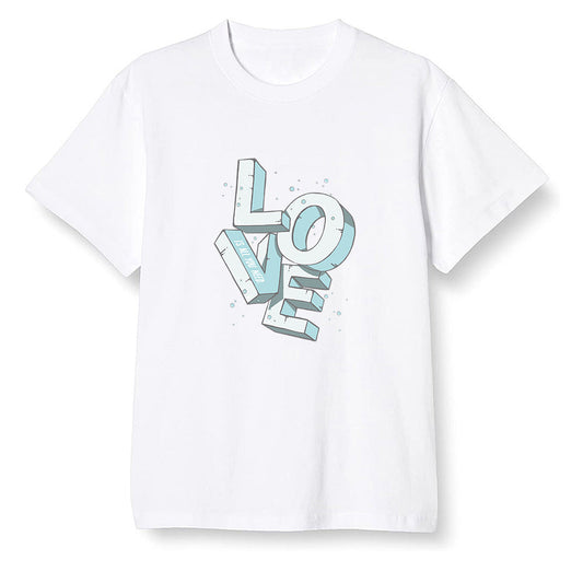 Pop Colour AJ1 NRG Joint Model - White - Love!  - White Men T-shirt