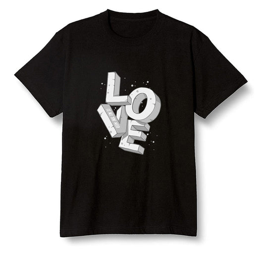 Pop Colour AJ1 Retro High '85 OG Neutral Grey - Love!  - Black Men T-shirt