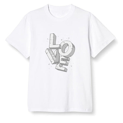 Pop Colour AJ1 Retro High '85 OG Neutral Grey - Love!  - White Men T-shirt