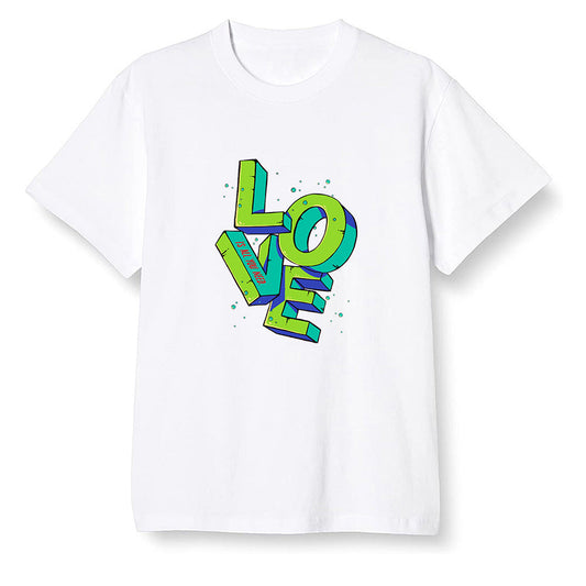 Pop Colour AJ1 Retro OG High J Balvin - Colores Y Vibras - Love!  - White Men T-shirt
