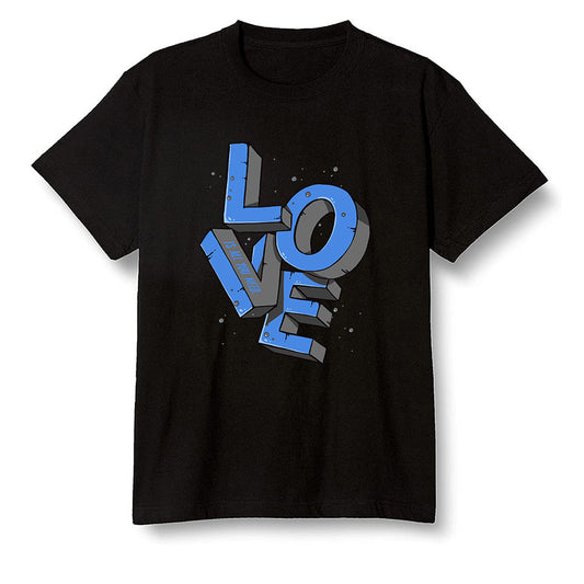 Pop Colour AJ13 Retro Black Royal - Love! - Black Men T-shirt