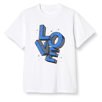 Pop Colour AJ13 Retro Black Royal - Love! - White Men T-shirt