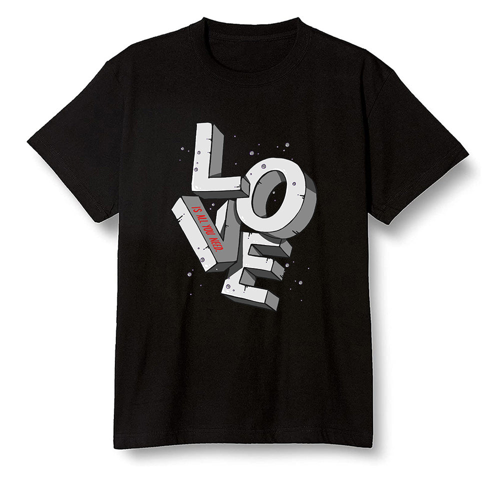 Pop Colour AJ13 Retro HE Got Game - Love! - Black Men T-shirt