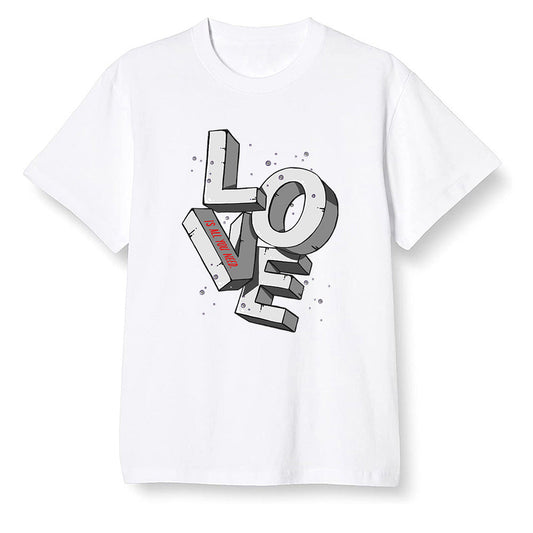 Pop Colour AJ13 Retro HE Got Game - Love! - White Men T-shirt