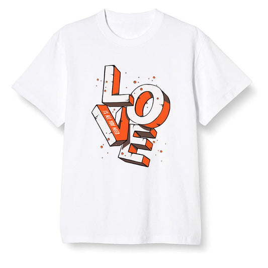 Pop Colour AJ13 Retro Starfish - Love! - White Men T-shirt