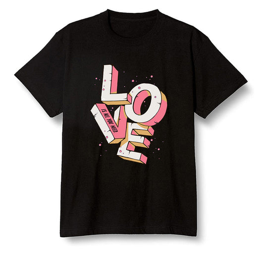 Pop Colour AJ13 Retro CNY - Love! - Black Men T-shirt