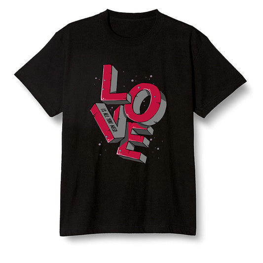 Pop Colour AJ13 Retro Gym Red Flint Grey - Love! - Black Men T-shirt