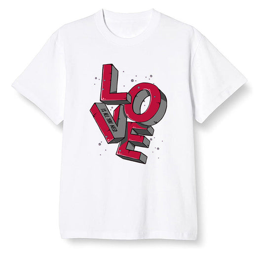 Pop Colour AJ13 Retro Gym Red Flint Grey - Love! - White Men T-shirt
