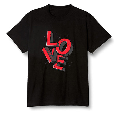 Pop Colour AJ6 Retro Black Infrared - Love! - Black Men T-shirt
