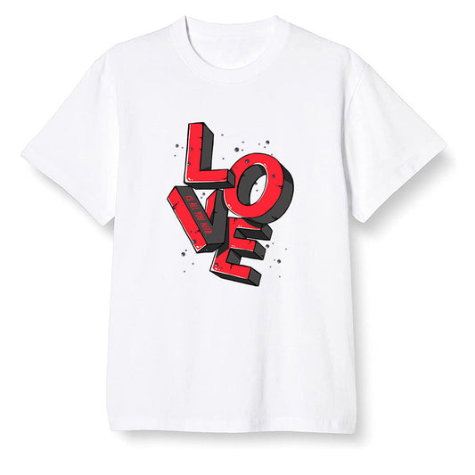 Pop Colour AJ6 Retro Black Infrared - Love! - White Men T-shirt