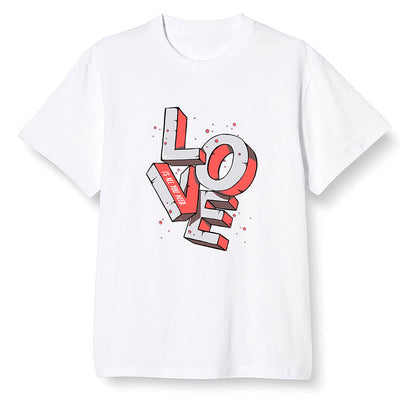 Pop Colour AJ6 Retro Tinker Hatfield - Love! - White Men T-shirt