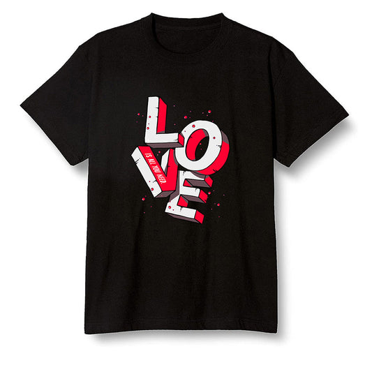 Pop Colour AJ6 Retro White Infrared - Love! - Black Men T-shirt