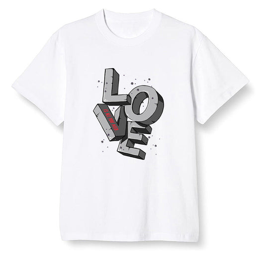 Nike Pop Colour AJ6 Retro Reflective Infrared - Love! - White Men T-shirt