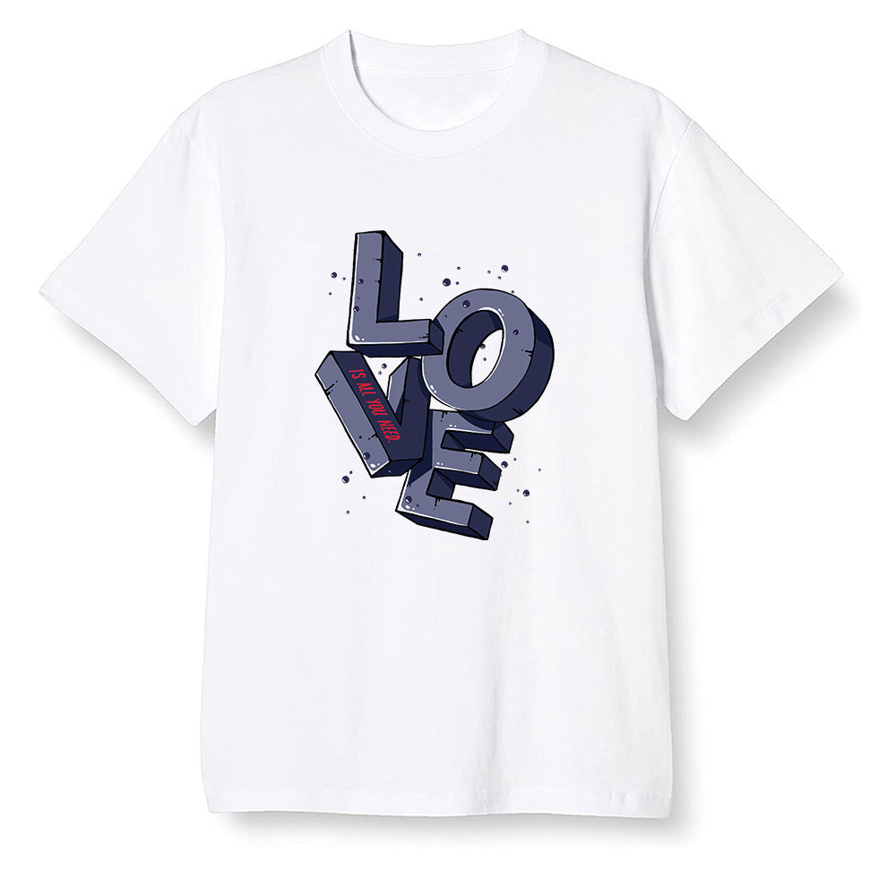 Pop Colour AJ6 Retro 'Doernbecher' 2019 Midnight Navy/White-Varsity Red-Metallic Gold - Love! - White Men T-shirt