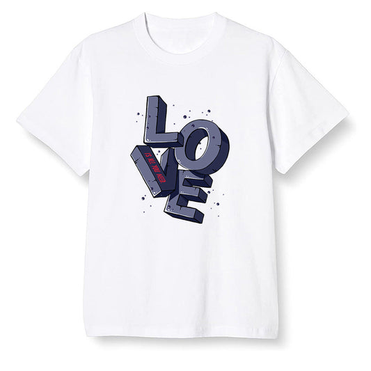 Pop Colour AJ6 Retro 'Doernbecher' 2019 Midnight Navy/White-Varsity Red-Metallic Gold - Love! - White Men T-shirt