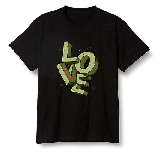 Pop Colour AJ6 Retro SP Travis Scott - Medium Olive - Love! - Black Men T-shirt