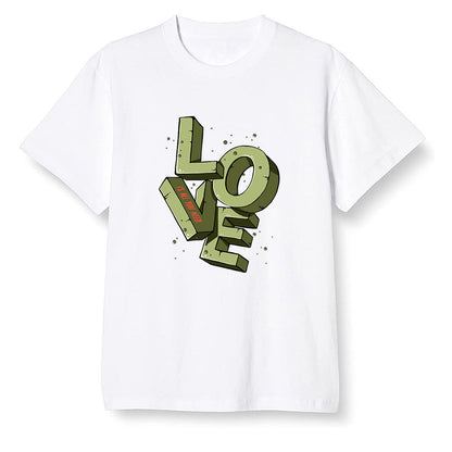 Pop Colour AJ6 Retro SP Travis Scott - Medium Olive - Love! - White Men T-shirt