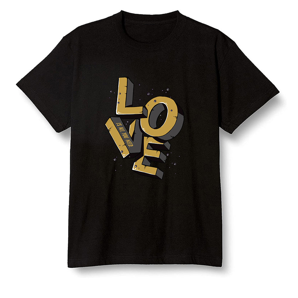 Pop Colour AJ6 Retro Dmp Defining Moments - Love! - Black Men T-shirt