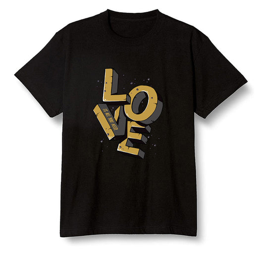 Pop Colour AJ6 Retro Dmp Defining Moments - Love! - Black Men T-shirt