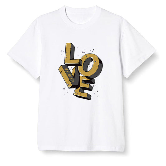 Pop Colour AJ6 Retro Dmp Defining Moments - Love! - White Men T-shirt