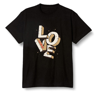 Pop Colour AJ6 Retro Quai 54 - Sail Gum - Love! - Black Men T-shirt