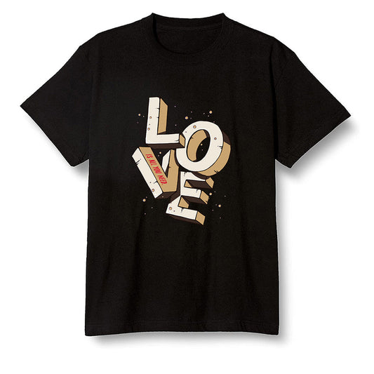 Pop Colour AJ6 Retro Quai 54 - Sail Gum - Love! - Black Men T-shirt