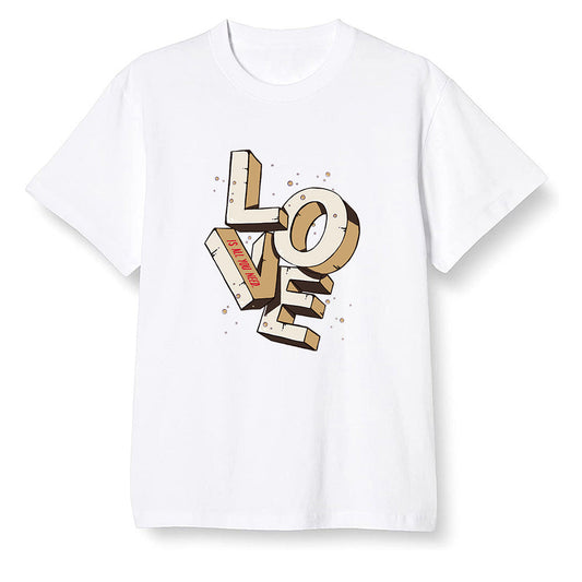 Pop Colour AJ6 Retro Quai 54 - Sail Gum - Love! - White Men T-shirt
