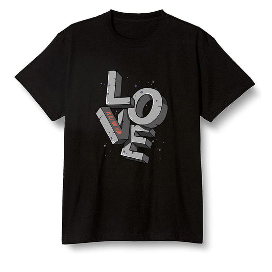 Pop Colour AJ6 Retro Psg Iron Grey Infrared - Love! - Black Men T-shirt