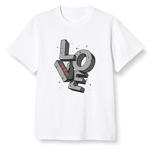 Pop Colour AJ6 Retro Psg Iron Grey Infrared - Love! - White Men T-shirt