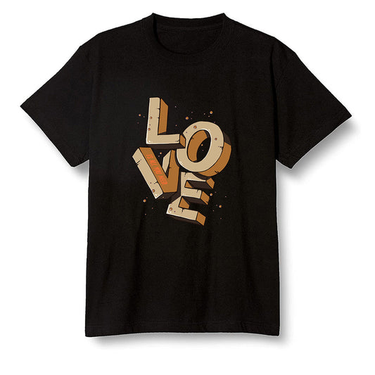 Pop Colour AJ6 Retro SP Travis Scott British Khaki - Love! - Black Men T-shirt