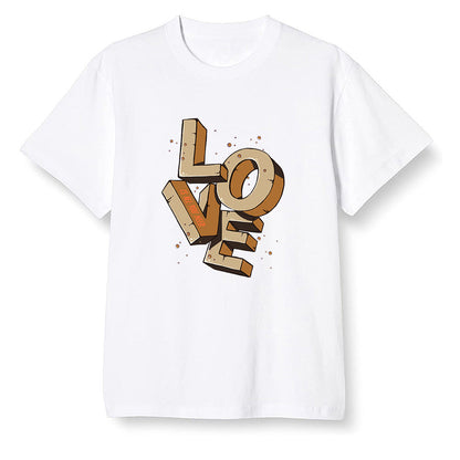 Pop Colour AJ6 Retro SP Travis Scott British Khaki - Love! - White Men T-shirt